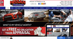 Desktop Screenshot of nissanofmelbourne.com